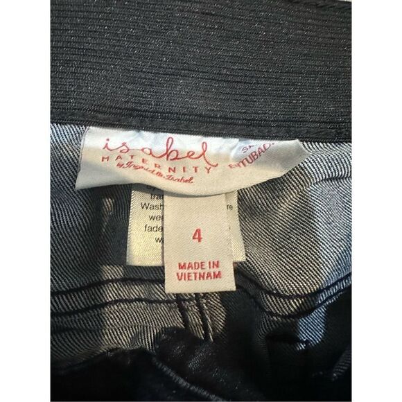 Isabel Maternity jeans- skinny- blue sz 4 - dark - side band by Ingrid & Isabel - Picture 5 of 8